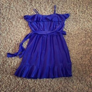 Size small, royal blue spaghetti strap dress